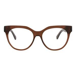 Stella McCartney Womens Cat Eye Brown Brown Transparent Fashion Designer Eyewear
